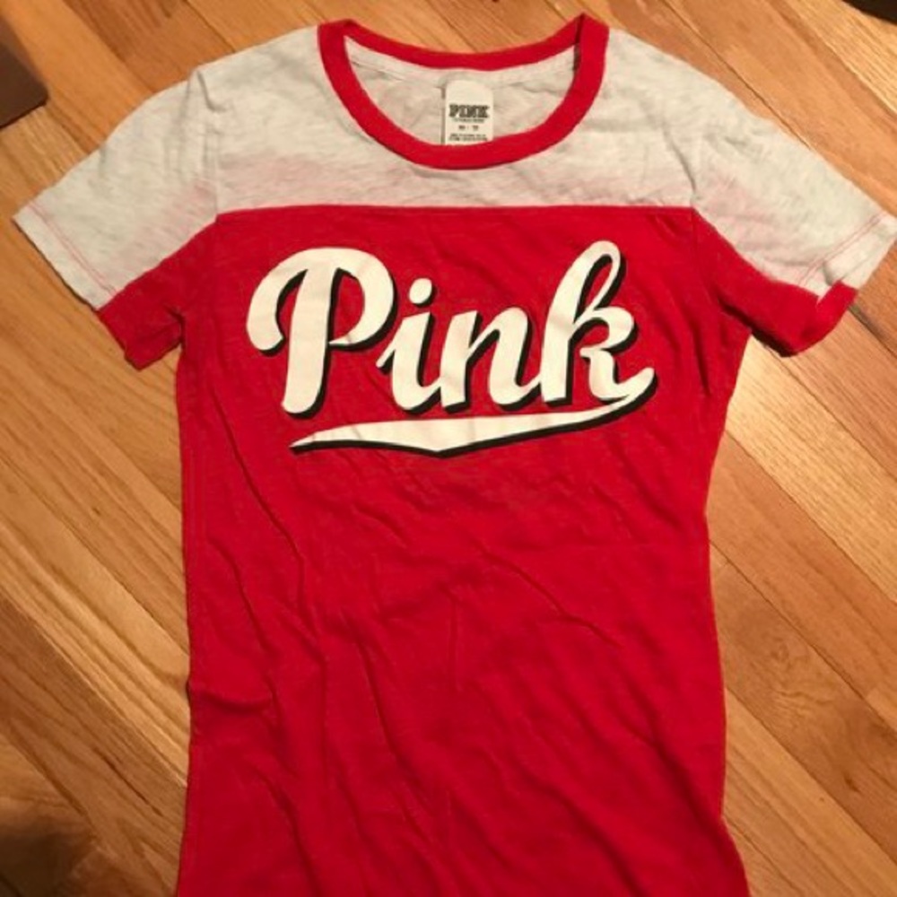 Red and White PINK T-shirt
